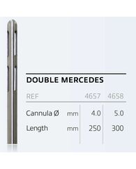 Канюля для липосакции (одноразовые) (тип Mercedes) диам.4,0 мм, длина 250 мм