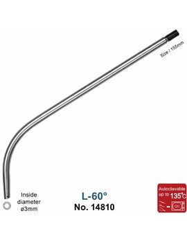 Насадка аспіраційна L60, тільки трубка, d 3мм, вигнута (YDM)