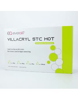 Heat curing material for dentures and crowns veneering VILLACRYL STC HOT kit