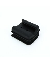 sensor holder, silicone, black, size 1