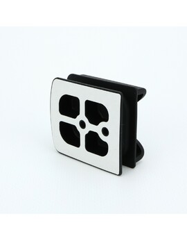 sensor holder, silicone, black, size 1