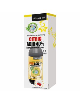 CITRIC ACID Лимонна кислота 40% Cerkamed, 200г. ( для промивання кореневих каналів)
