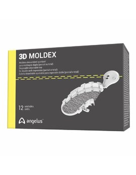 Ложки відбиткові Angelus Moldex 3D, одноразові, часткові, регульовані, набір 12 шт