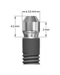 Astra Tech Implant System® Uni Abutment EV 3.6 3 mm