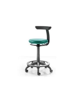 Крісло CARL Manual Plus, обертається вручну на 360°, з кільцевою опорою для ніг (Sirona).