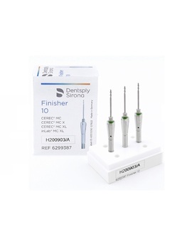 CEREC FINISHER 10, фреза для фінішної обробки синтетичних CAD CAM блоків, 3шт.