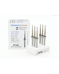 CEREC POINTED-BUR 20, 6шт, циліндрична фреза, права сторона для обробки CAD CAM блоків з кераміки, що синтеризуються