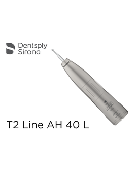 Наконечник Dentsply Sirona T2 LINE AH 40 L , серия "Комфорт", микромоторный, прямой с редукцией 1:1, синее маркирование, для инструментов HB/WB (D-2,35мм), титановый корпус, стетовод, внутренняя подача жидкости, универсальное ISO-соединение. ТОЛЬКО ДЛЯ МИКРОМОТОРОВ С ПОДСВЕТКОЙ