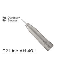 Наконечник Dentsply Sirona T2 LINE AH 40 L , серия "Комфорт", микромоторный, прямой с редукцией 1:1, синее маркирование, для инструментов HB/WB (D-2,35мм), титановый корпус, стетовод, внутренняя подача жидкости, универсальное ISO-соединение. ТОЛЬКО ДЛЯ МИКРОМОТОРОВ С ПОДСВЕТКОЙ